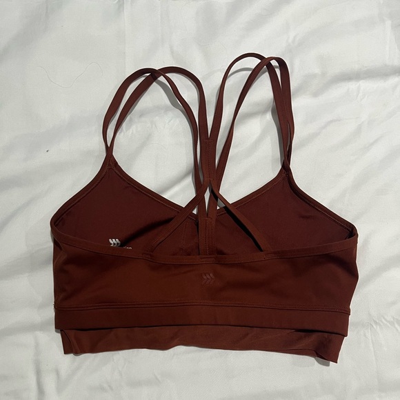 Dark red sports bra - Picture 1 of 3